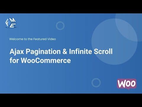 WooCommerce Ajax Pagination & Infinite Scroll - FME ADDONS