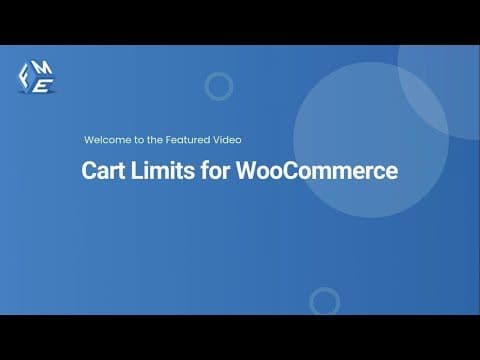 Cart Liits for WooCommerce - Limit product Quantities - FME ADDONS