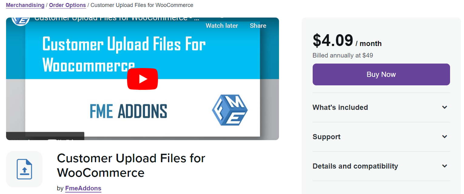 Customer Upload Files for WooCommerce